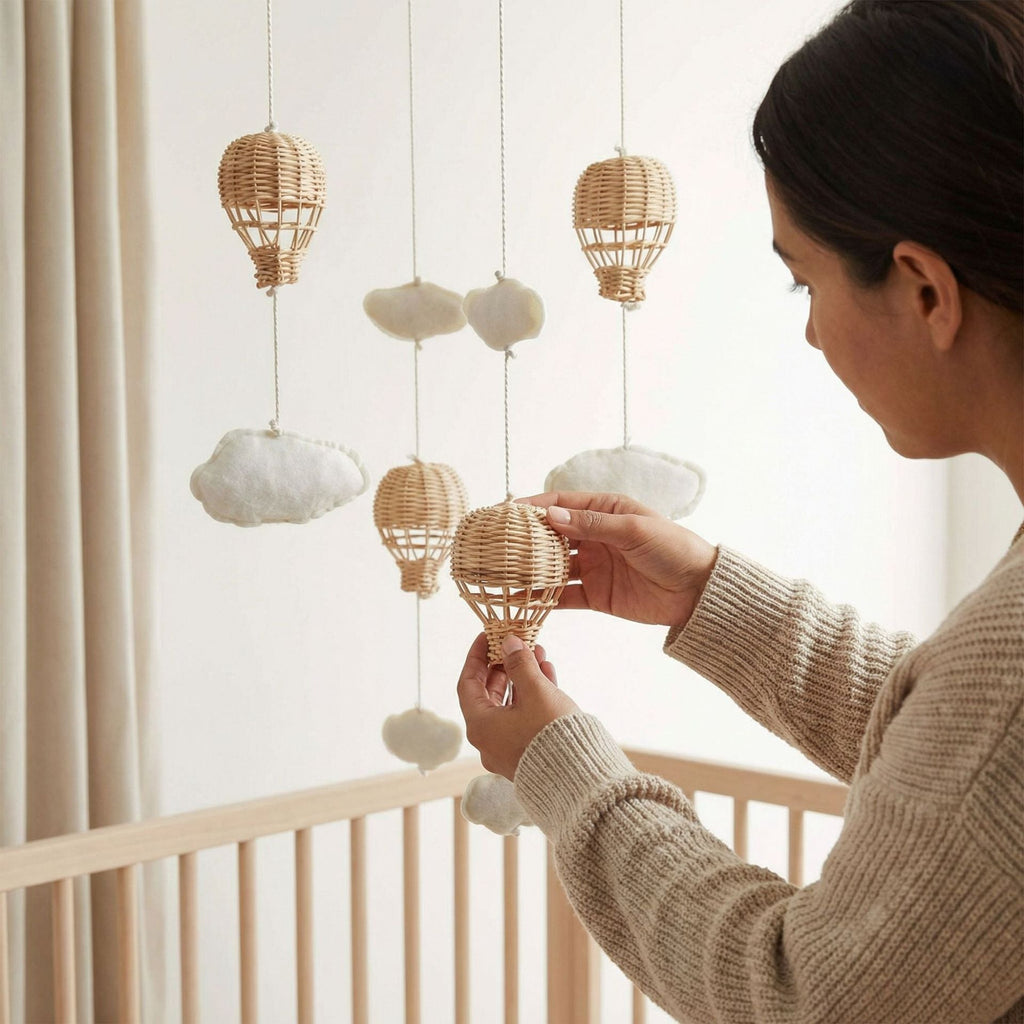Decorative Mobile Woven Natural Fiber Cotton Textile | Kelmera