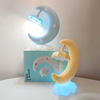 Decorative Moon and Cloud Night Light Table Lamp for Children | Kelmera
