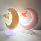 Decorative Moon and Cloud Night Light Table Lamp for Children | Kelmera