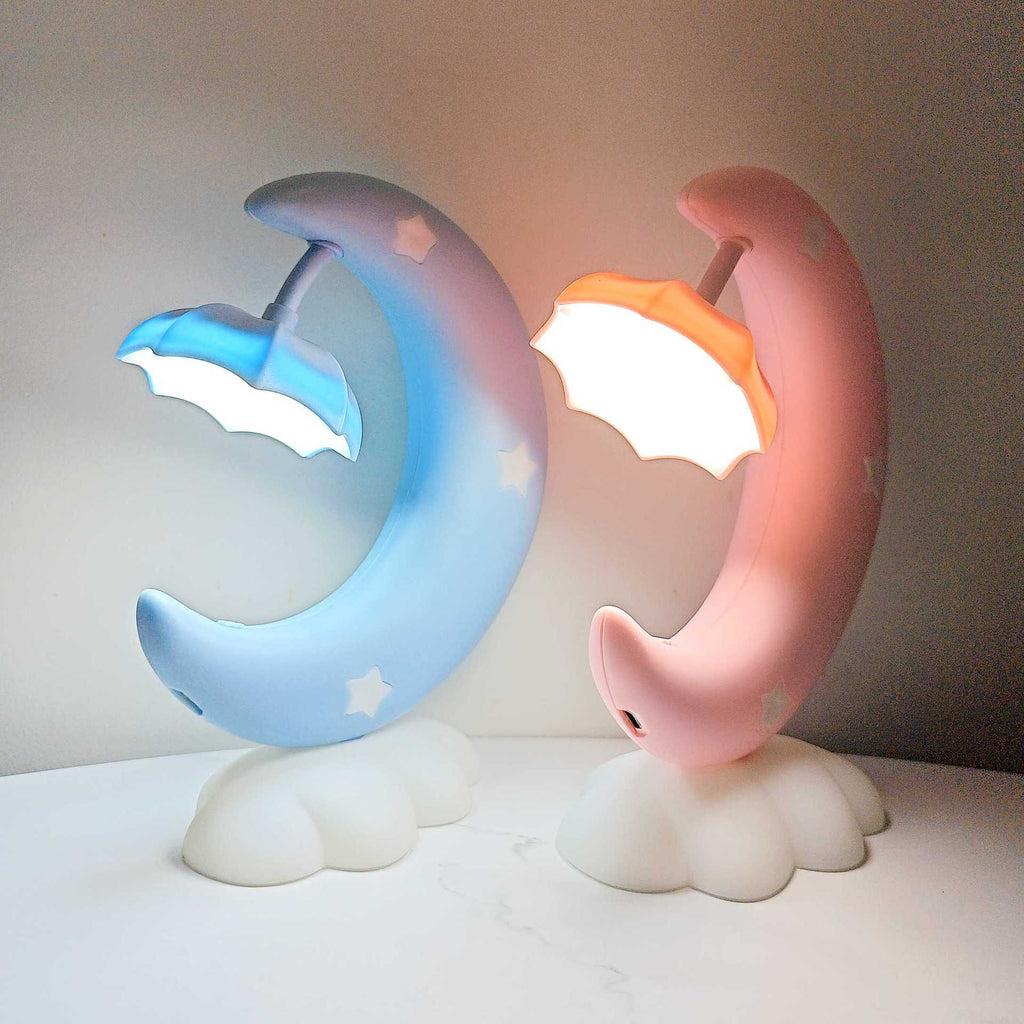 Decorative Moon and Cloud Night Light Table Lamp for Children | Kelmera