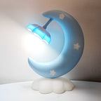 Decorative Moon and Cloud Night Light Table Lamp for Children | Kelmera