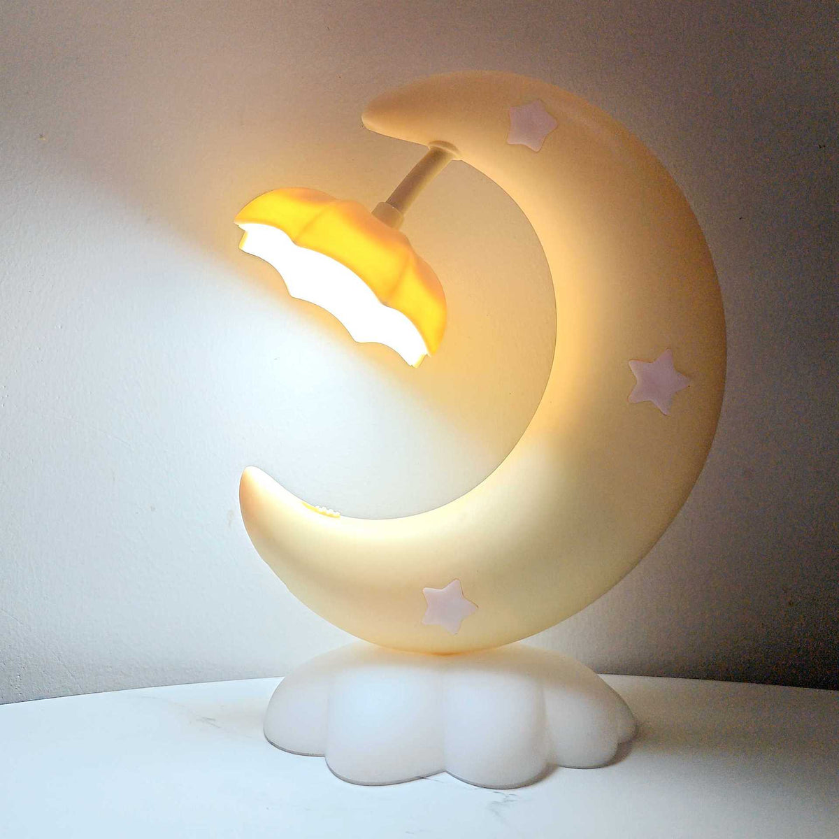 Decorative Moon and Cloud Night Light Table Lamp for Children | Kelmera