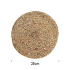 Decorative Natural Fiber Oval Design | Kelmera