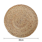 Decorative Natural Fiber Oval Design | Kelmera