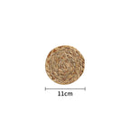 Decorative Natural Fiber Oval Design | Kelmera