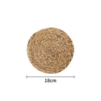 Decorative Natural Fiber Oval Design | Kelmera