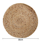 Decorative Natural Fiber Oval Design | Kelmera