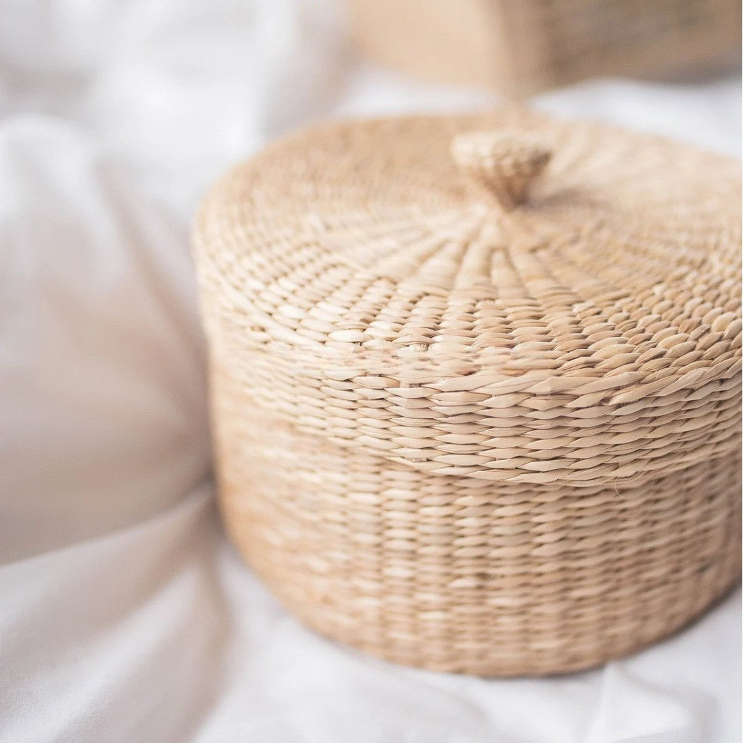Decorative Natural Fiber Storage Box | Kelmera