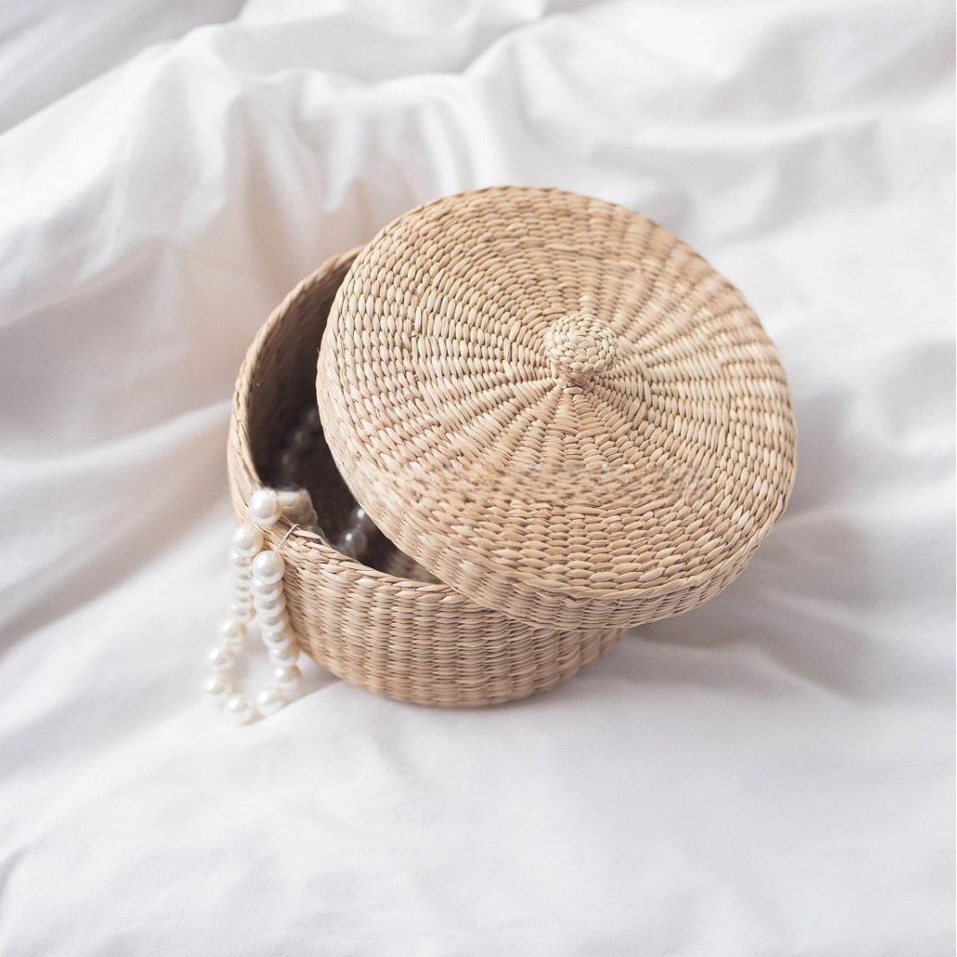 Decorative Natural Fiber Storage Box | Kelmera