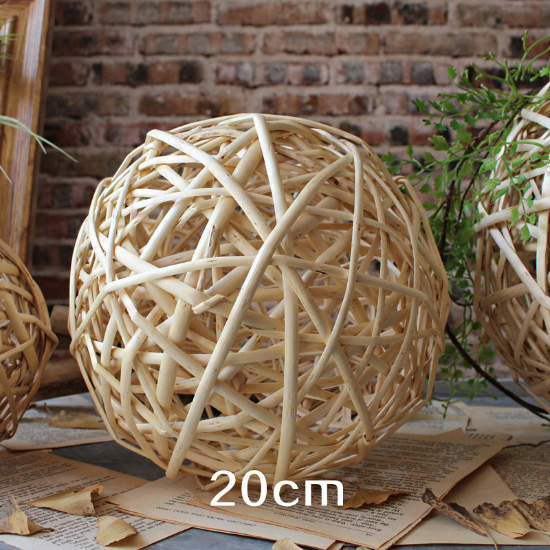 Decorative Natural Material Decor Ball | Kelmera