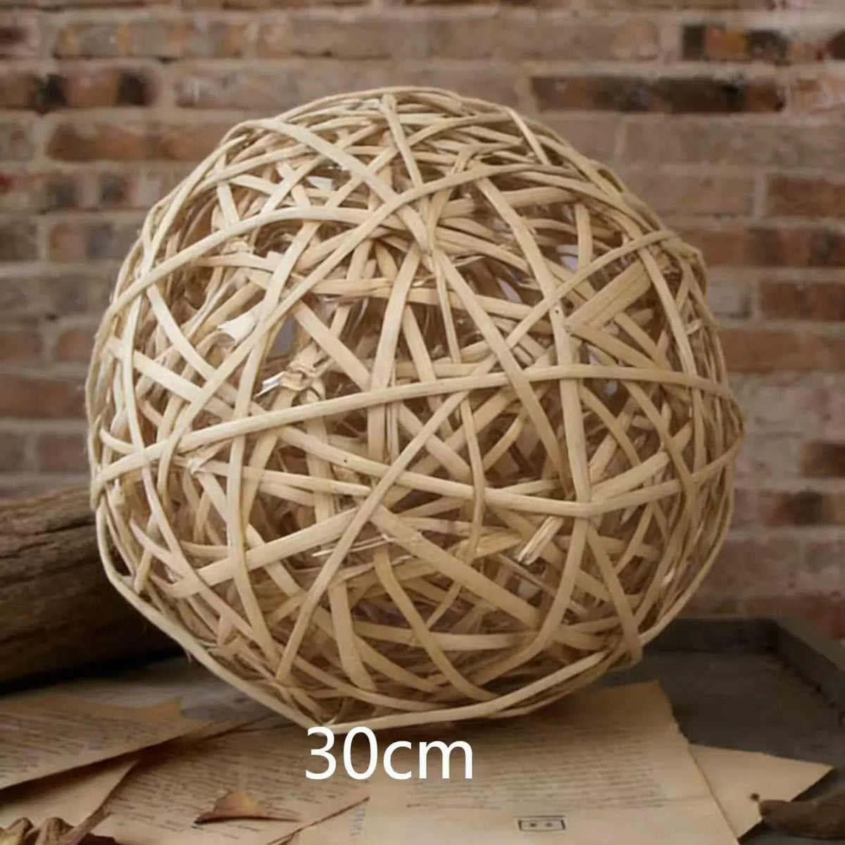 Decorative Natural Material Decor Ball | Kelmera