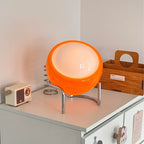 Decorative Orb LED Table Lamp with Chrome Tripod Legs | Kelmera
