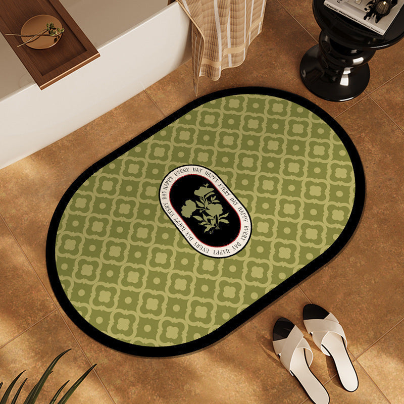 Decorative Oval Area Mat | Kelmera