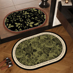 Decorative Oval Area Mat | Kelmera