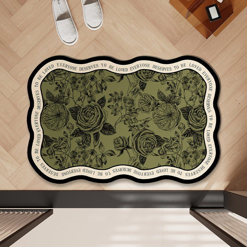 Decorative Oval Area Mat | Kelmera