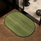 Decorative Oval Area Mat | Kelmera