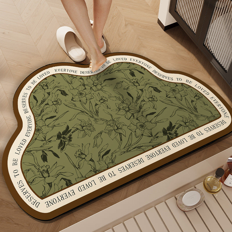 Decorative Oval Area Mat | Kelmera