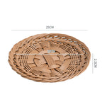 Decorative Oval Woven Tray | Kelmera