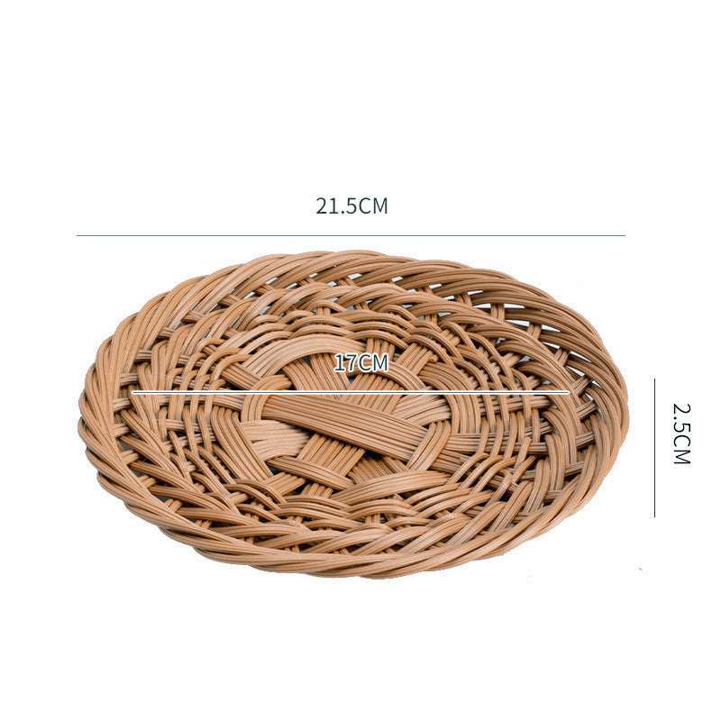 Decorative Oval Woven Tray | Kelmera