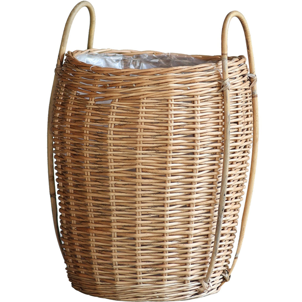 Decorative Plant Basket Woven Natural Fiber Handcrafted | Kelmera