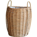 Decorative Plant Basket Woven Natural Fiber Handcrafted | Kelmera