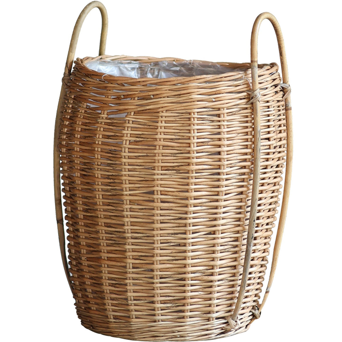 Decorative Plant Basket Woven Natural Fiber Handcrafted | Kelmera