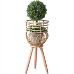 Decorative Plant Container Woven Natural Fiber Soft Textile | Kelmera
