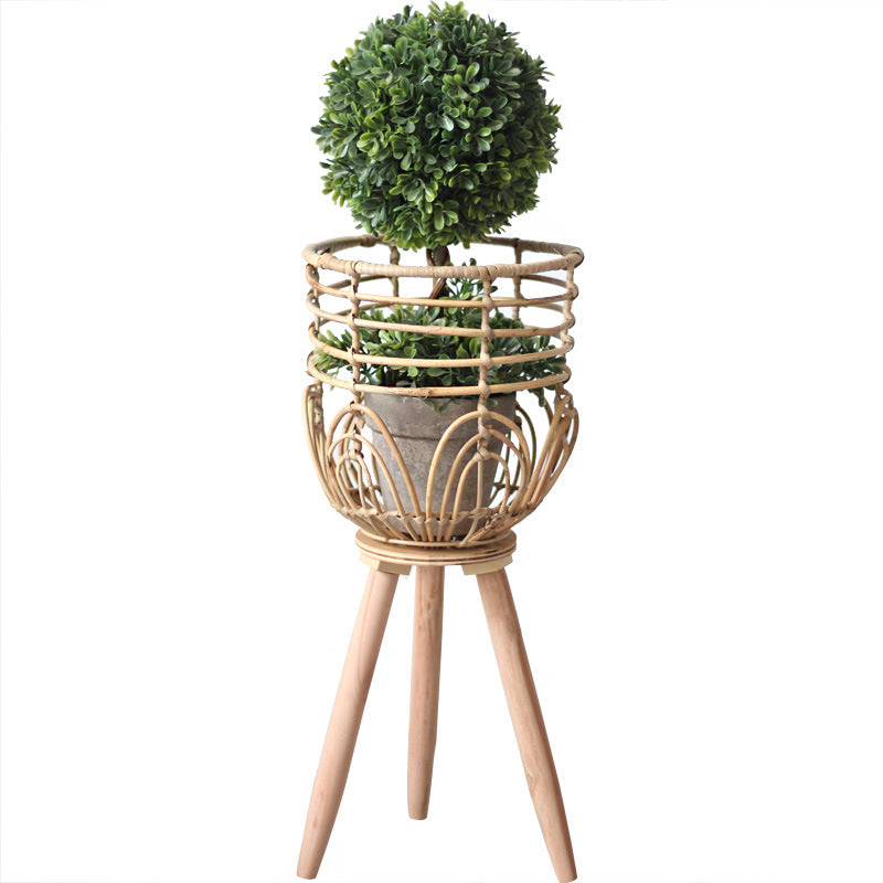 Decorative Plant Container Woven Natural Fiber Soft Textile | Kelmera