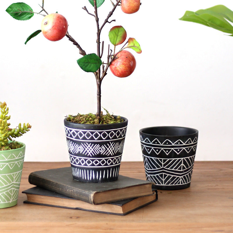Decorative Plant Pots in Ethno Style | Kelmera