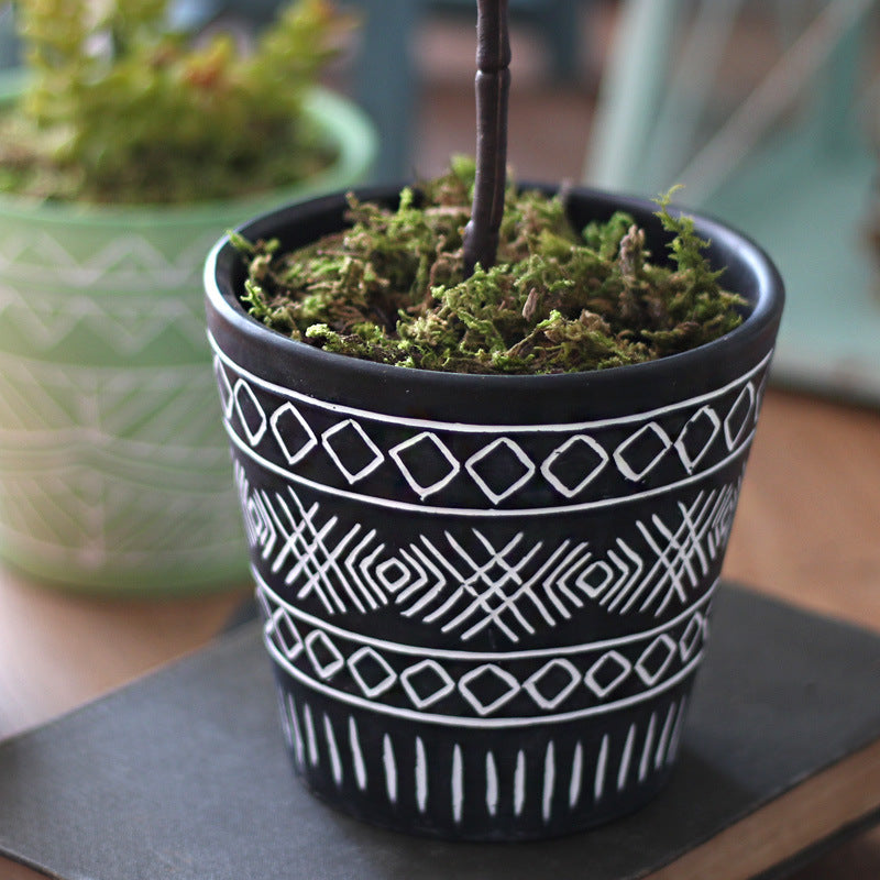 Decorative Plant Pots in Ethno Style | Kelmera