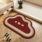 Decorative Plush Bath Mat | Kelmera