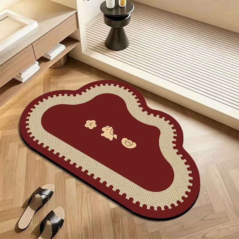 Decorative Plush Bath Mat | Kelmera