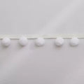 Decorative Pompon Trim Black-White | Kelmera