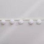 Decorative Pompon Trim Black-White | Kelmera