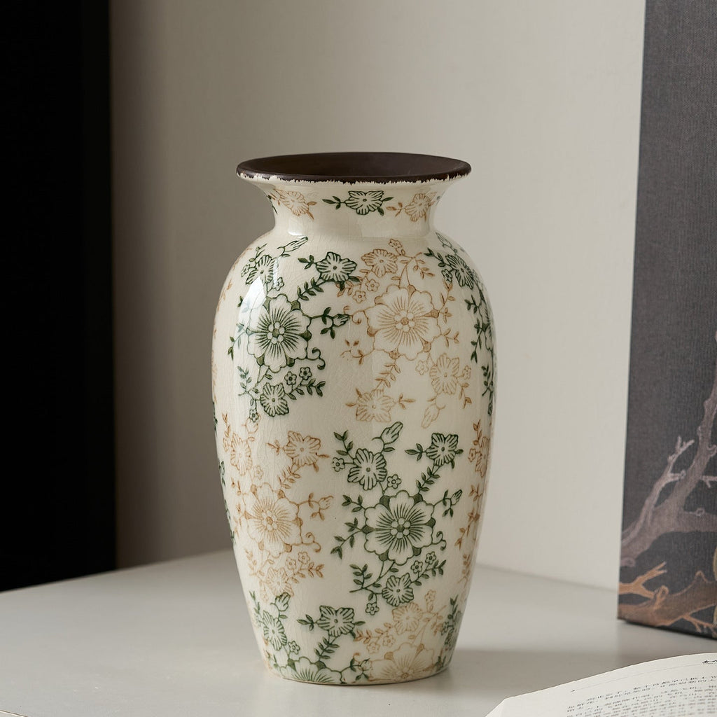 Decorative Porcelain Vase with Floral Design | Kelmera
