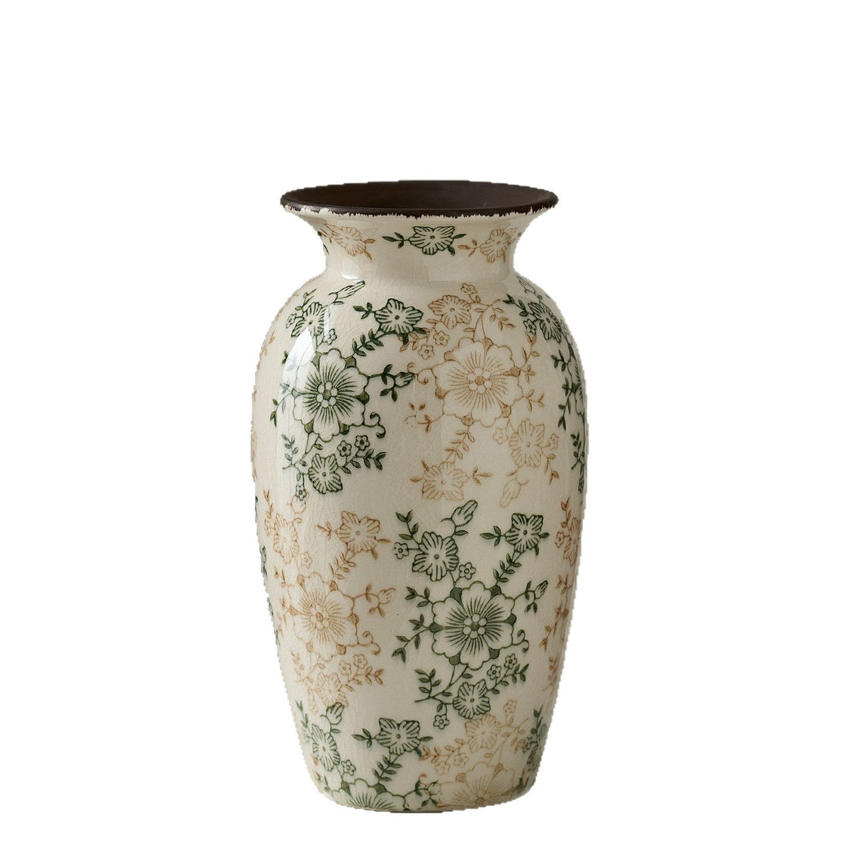Decorative Porcelain Vase with Floral Design | Kelmera