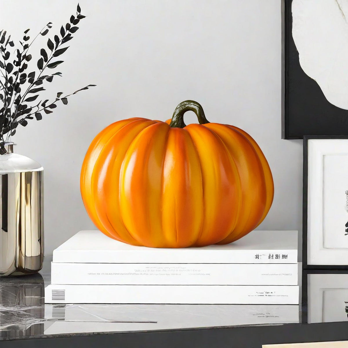 Decorative Pumpkin Figure as Autumn Probe | Kelmera