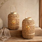 Decorative Rattan Lantern | Kelmera