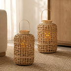 Decorative Rattan Lantern | Kelmera