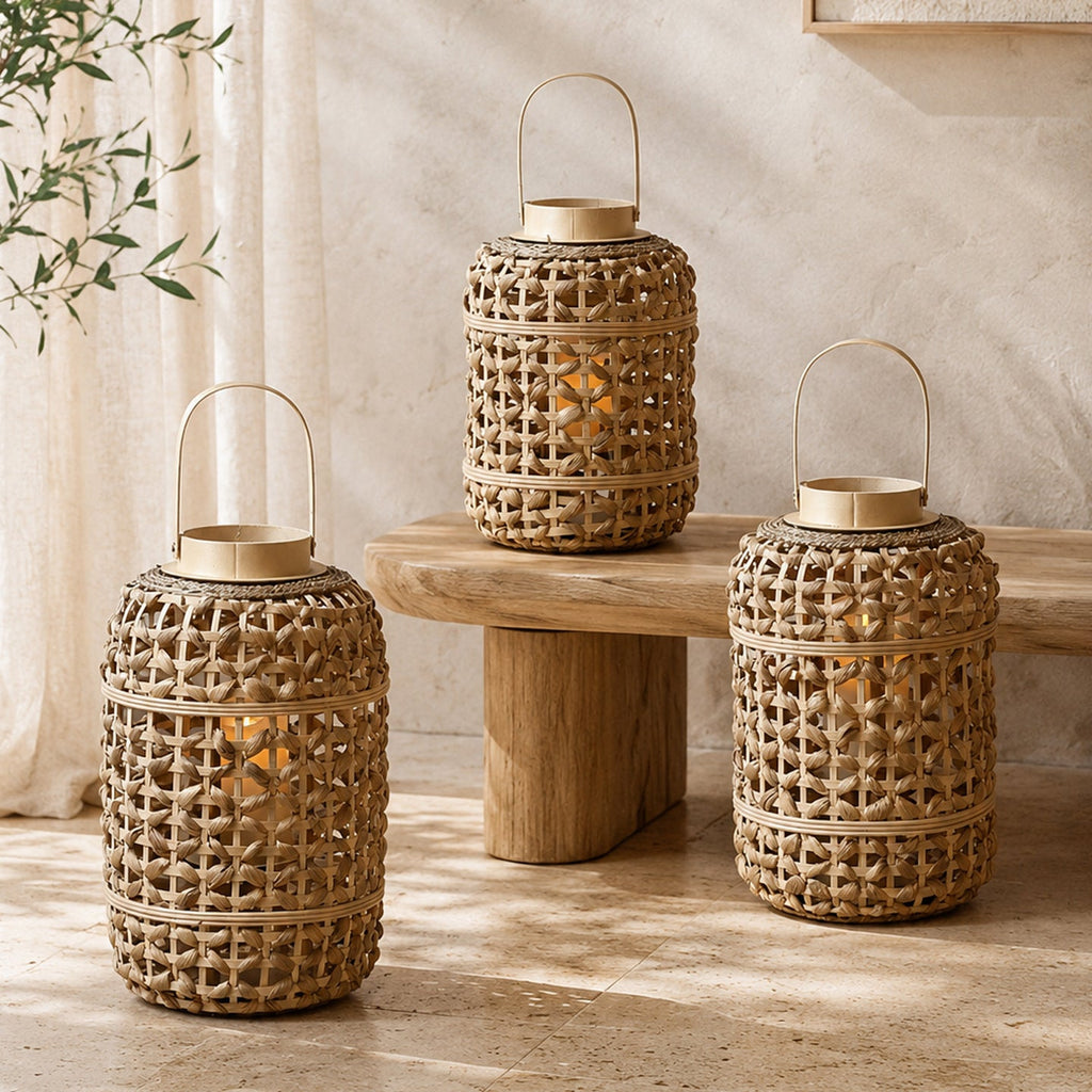 Decorative Rattan Lantern | Kelmera