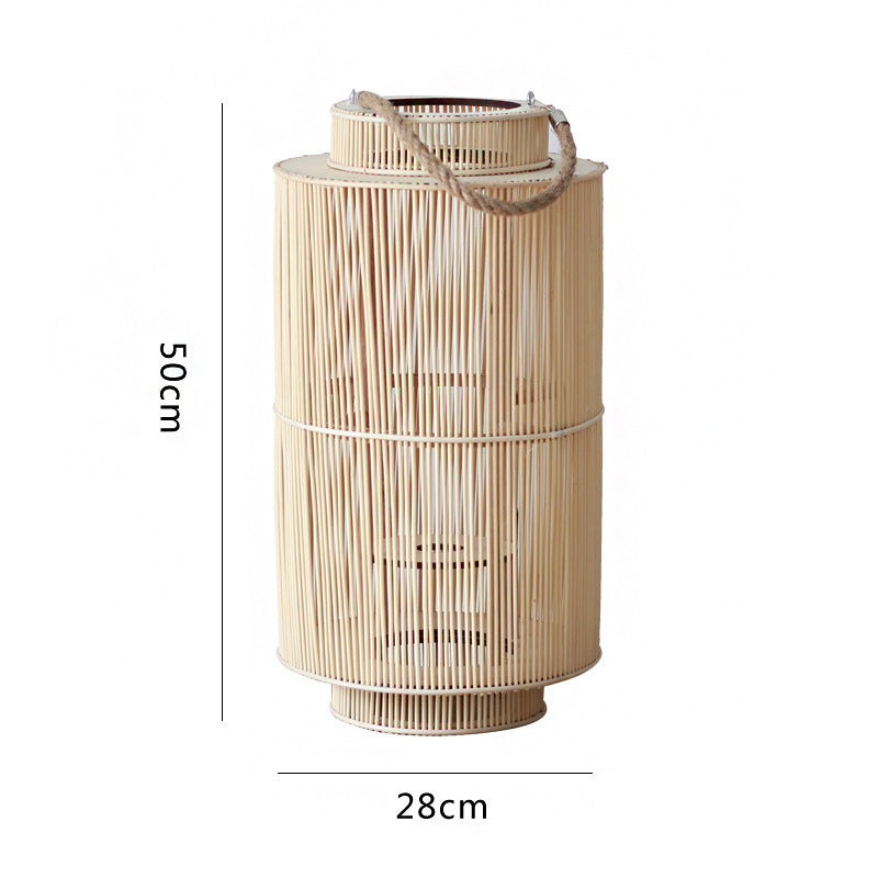 Decorative Rattan Lantern Nature Large | Kelmera