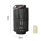 Decorative Rattan Lantern Nature Large | Kelmera