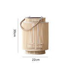 Decorative Rattan Lantern Nature Large | Kelmera