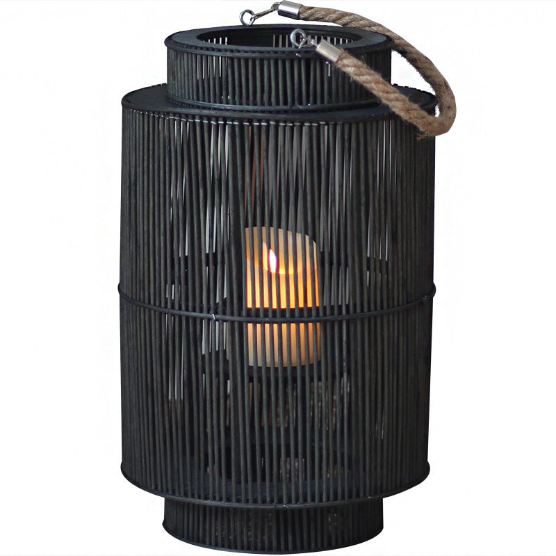 Decorative Rattan Lantern Nature Large | Kelmera