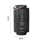 Decorative Rattan Lantern Nature Large | Kelmera
