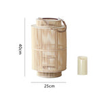 Decorative Rattan Lantern Nature Large | Kelmera