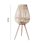 Decorative Rattan Lantern with Carry Handle | Kelmera