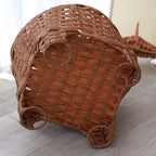 Decorative Rattan Storage Basket with Animal Design | Kelmera