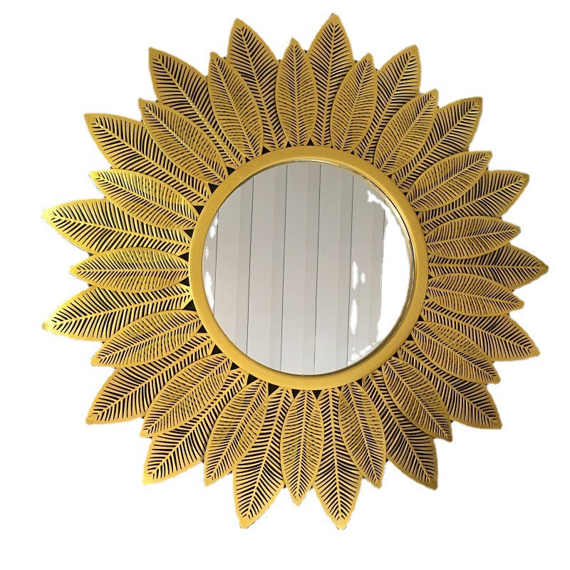 Decorative Round Floral Wall Mirror | Kelmera