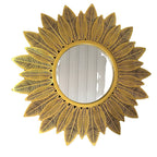 Decorative Round Floral Wall Mirror | Kelmera